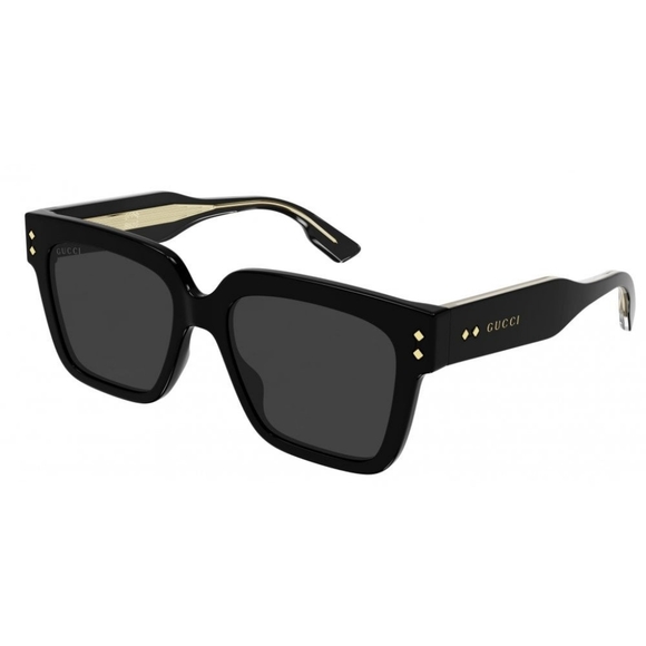 NEW GUCCI UNISEX SUNGLASSES GG1084S 001 BLACK GUCCI EYEWEAR - Picture 1 of 10